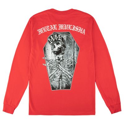 Remnant Long Sleeve T Shirt Red