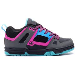 DVS Women's Gambol Black Purple Blue Low Top Sneaker Shoes