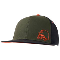 Metal Mulisha Men's Helmet Military Green Orange Snapback Hat