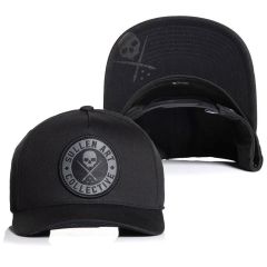 Sullen Men's BOH Flat Black/Grey Snapback Hat