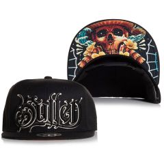 Sullen Men's Skulloha Black Snapback Hat