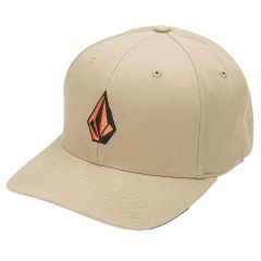 Volcom Men's Full Stone Light Khaki Flexfit Hat
