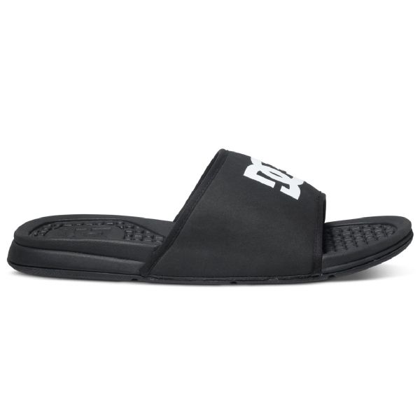 DC Shoes Men's Bolsa Black Slide Sandals