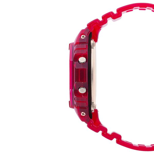 Casio G-Shock Men's DW5600SB-4 Skeleton Series Digital Watch Red
