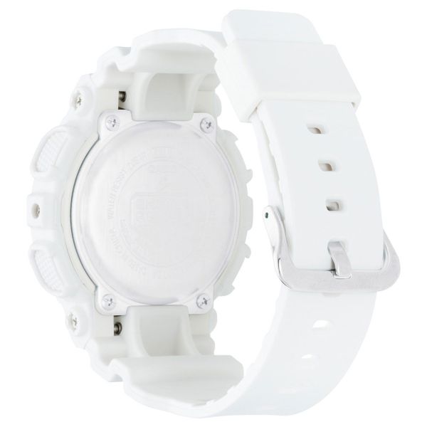 Casio G-Shock Women's Analog-Digital GMA-S120MF-7A2CR Automatic-Self-Wind Resin Watch White