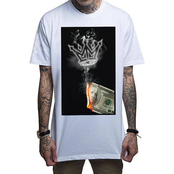 Money To Burn T Shirt White