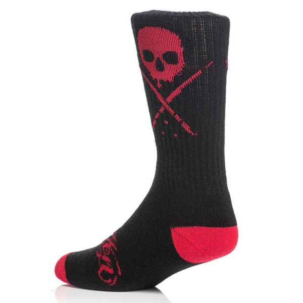 Sullen Men's Standard Issue Socks Black Red