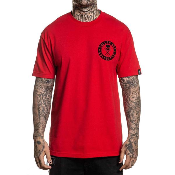 Sullen Men's Classic Short Sleeve T Shirt Red