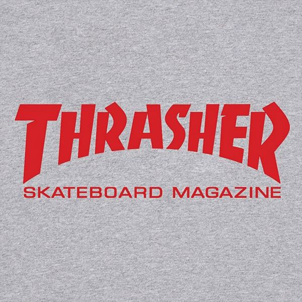 Thrasher Men's Skate Mag Short Sleeve T Shirt Heather Gray