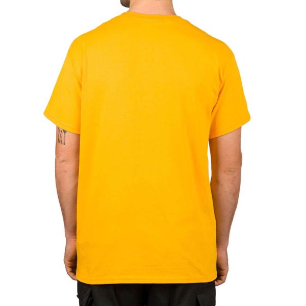 Thrasher Men's Skate Mag Short Sleeve T Shirt Yellow Gold