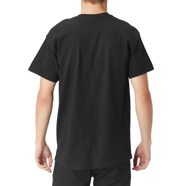 Thrasher Men's Firme Logo Short Sleeve T Shirt Black