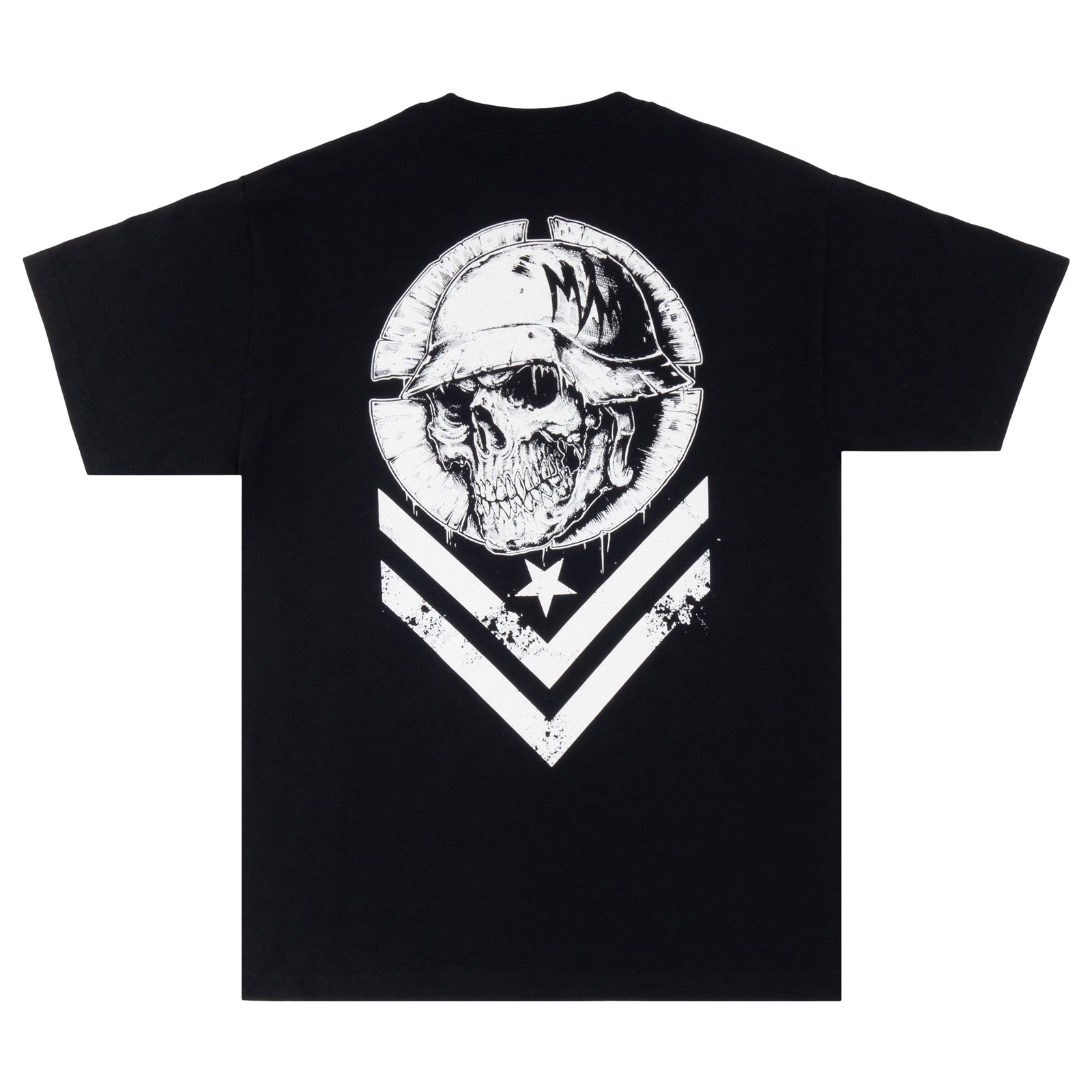 Metal Mulisha Men's Patriot Chevron Short Sleeve T Shirt Black Clothing Appar...